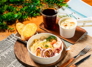 干貝魷魚義大利麵