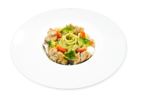 羅勒雞腿肉義大利麵